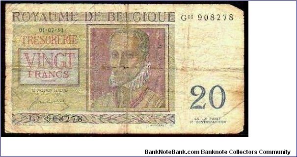 20 Francs__
Pk 132a Banknote