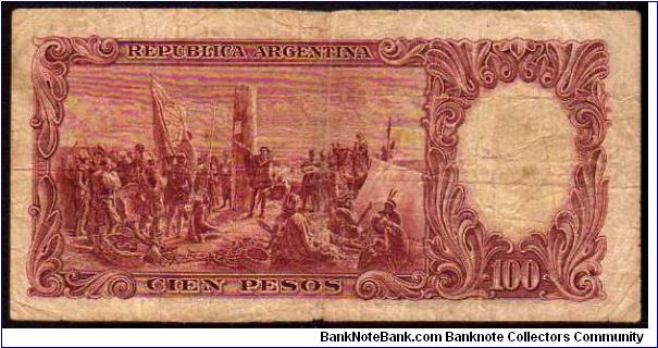 Banknote from Argentina year 1957