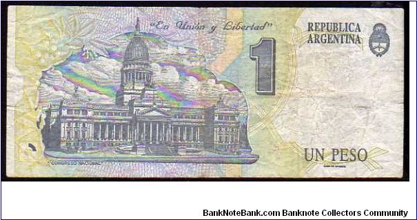 Banknote from Argentina year 1992