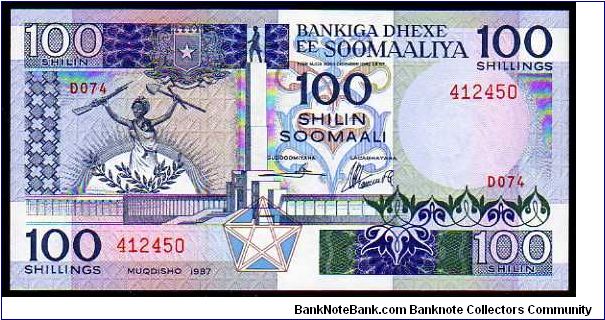 100 Shilin
Pk 35b Banknote