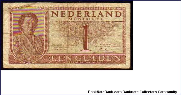 1 Gulden
Pk 72 Banknote