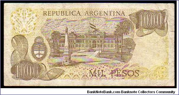 Banknote from Argentina year 1975