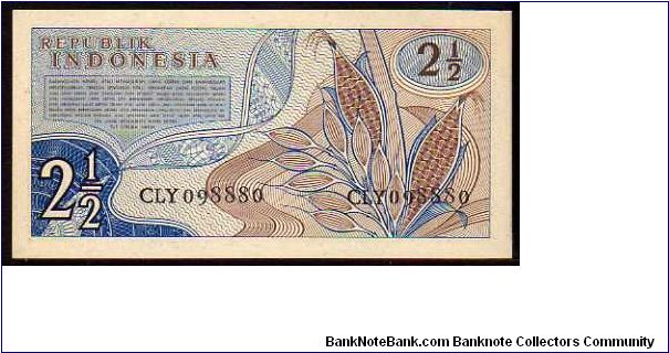 Banknote from Indonesia year 1961