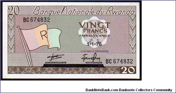 20 Francs
Pk 6e Banknote
