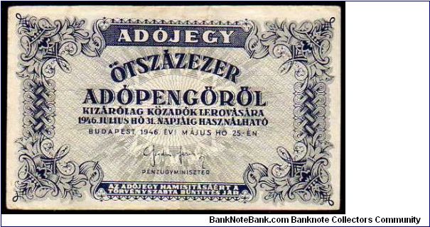 500'000 AdoPengo
Pk 139b Banknote