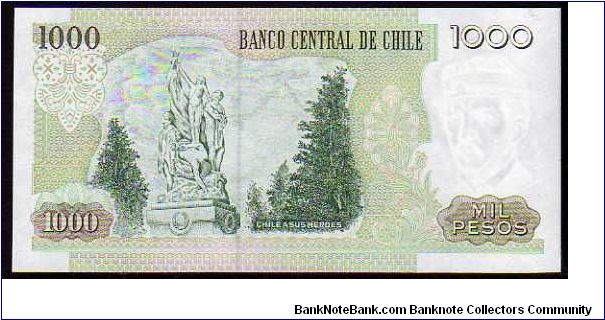 Banknote from Chile year 2001