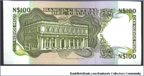 Banknote from Uruguay year 1987