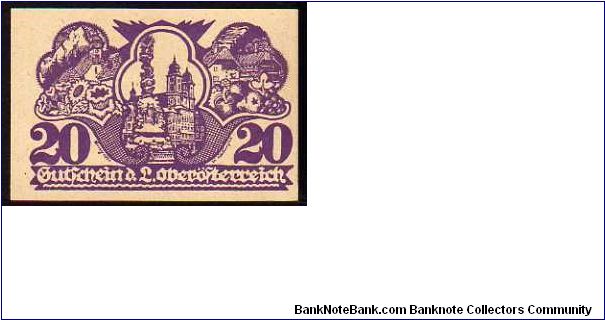 Banknote from Austria year 1921