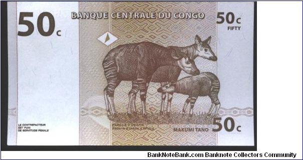 Banknote from Congo year 1997