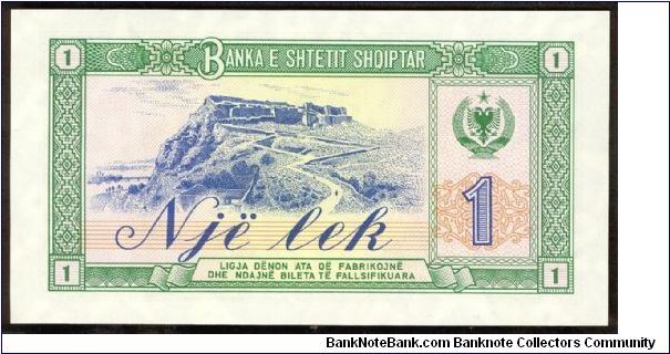 Banknote from Albania year 1976