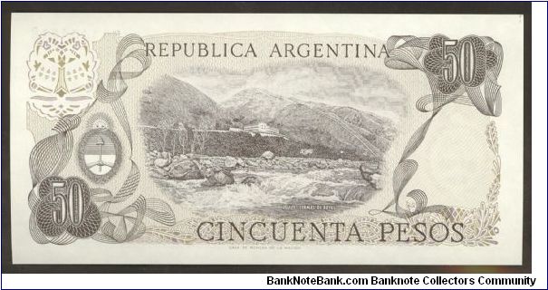 Banknote from Argentina year 1976