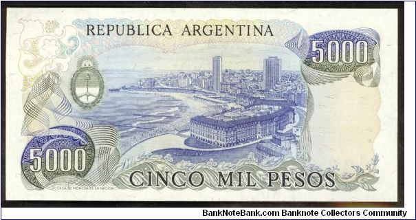 Banknote from Argentina year 1977