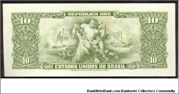 Banknote from Brazil year 1953