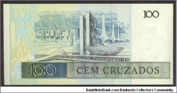 Banknote from Brazil year 1987