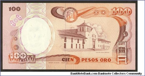 Banknote from Colombia year 1985