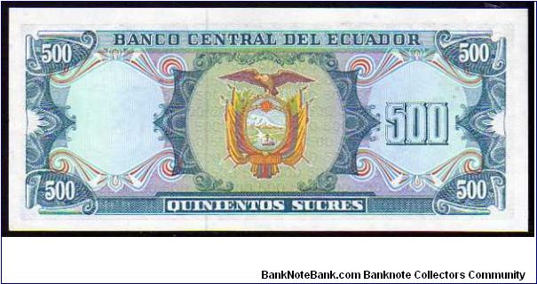 Banknote from Ecuador year 1984