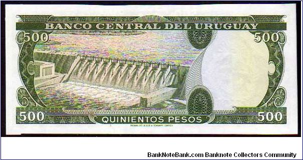 Banknote from Uruguay year 1967