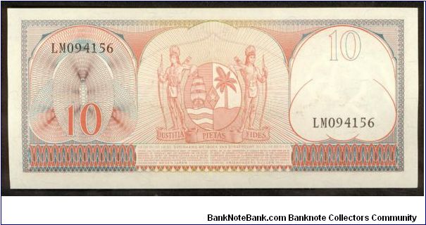 Banknote from Suriname year 1985