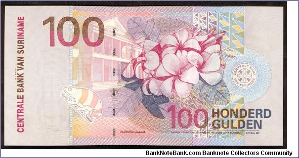 Banknote from Suriname year 2000