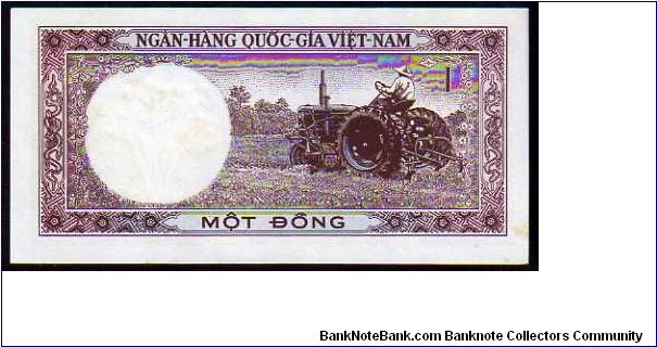 Banknote from Vietnam year 1972