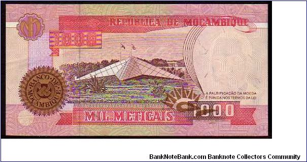 Banknote from Mozambique year 1991