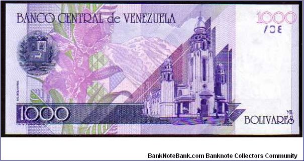 Banknote from Venezuela year 1998