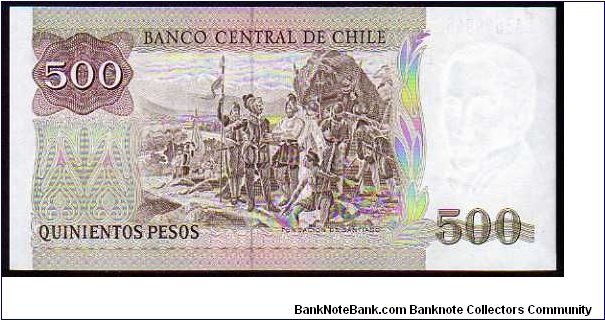 Banknote from Chile year 1990