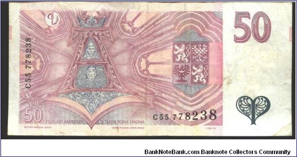 Banknote from Czech Republic year 1997