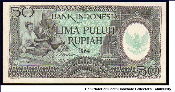 50 Rupiah
Pk 96 Banknote