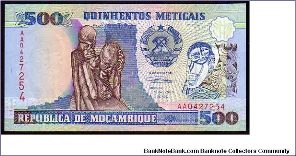 500 Meticas
Pk 134 Banknote