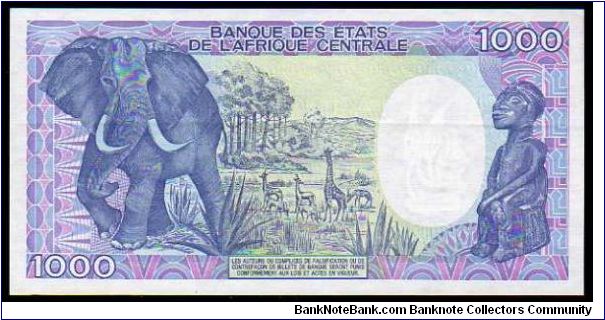 Banknote from Congo year 1991