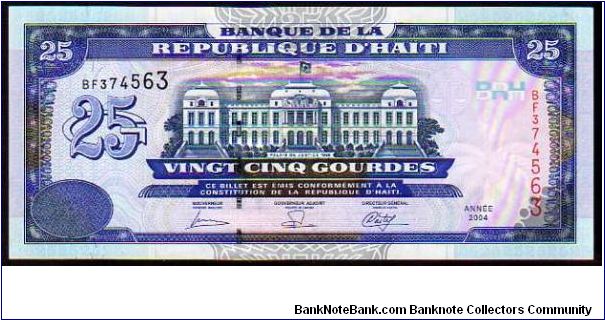 25 Gourdes
Pk 266 Banknote