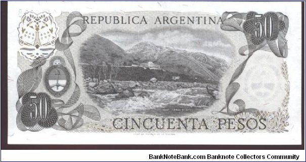 Banknote from Argentina year 1976