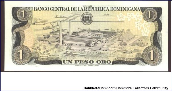 Banknote from Dominican Republic year 1980