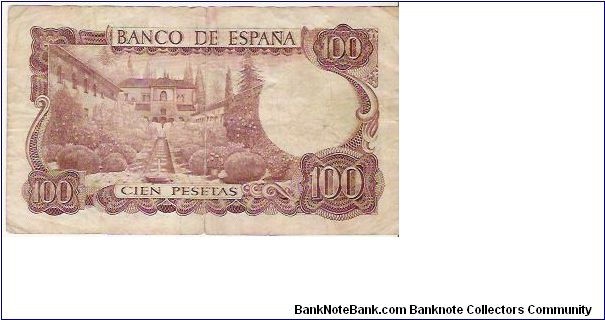 Banknote from Spain year 1970