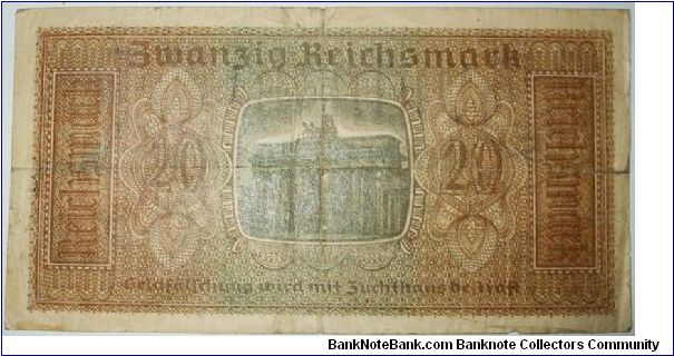 Banknote from Germany year 1940