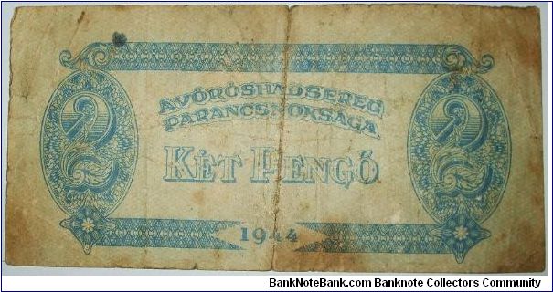 Banknote from Hungary year 1944