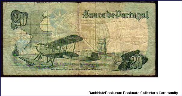 Banknote from Portugal year 1978