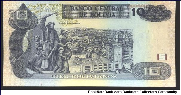 Banknote from Bolivia year 2005