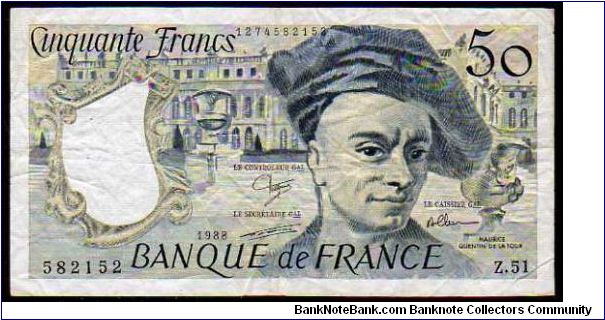 50 Francs
Pk 152 Banknote