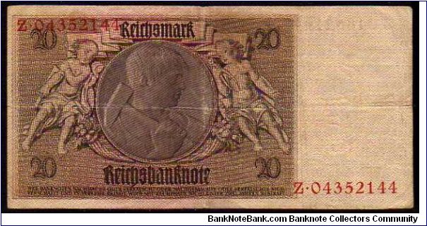 Banknote from Germany year 1929