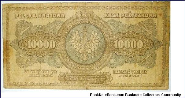 Banknote from Poland year 1922