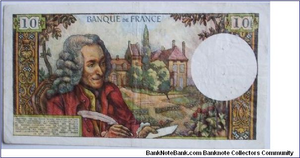 Banknote from France year 1970