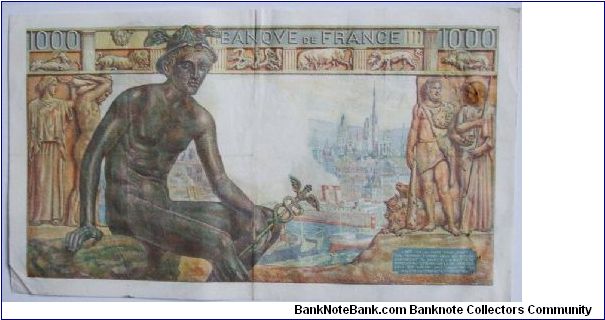 Banknote from France year 1943