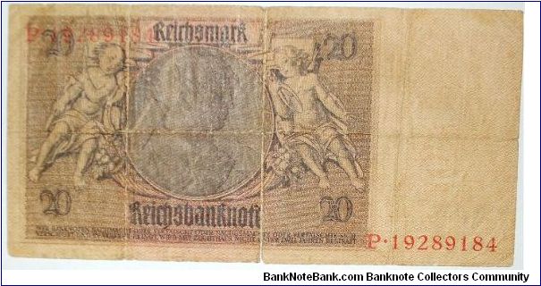 Banknote from Germany year 1929