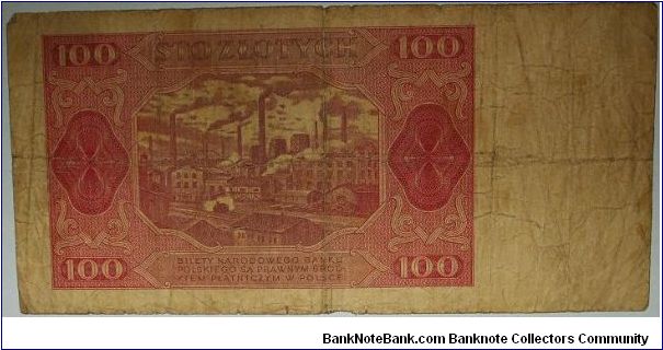 Banknote from Poland year 1950