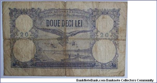 Banknote from Romania year 1929