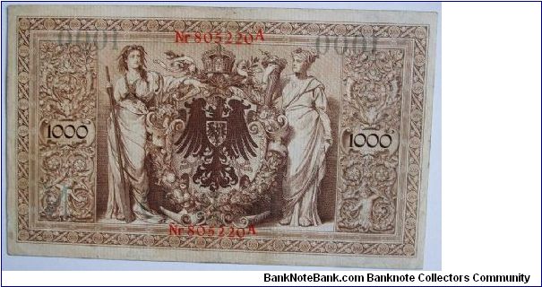 Banknote from Germany year 1910