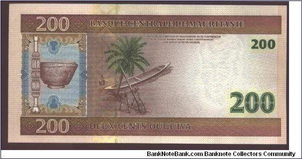 Banknote from Mauritania year 2004