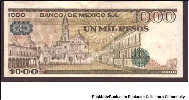 Banknote from Mexico year 1981